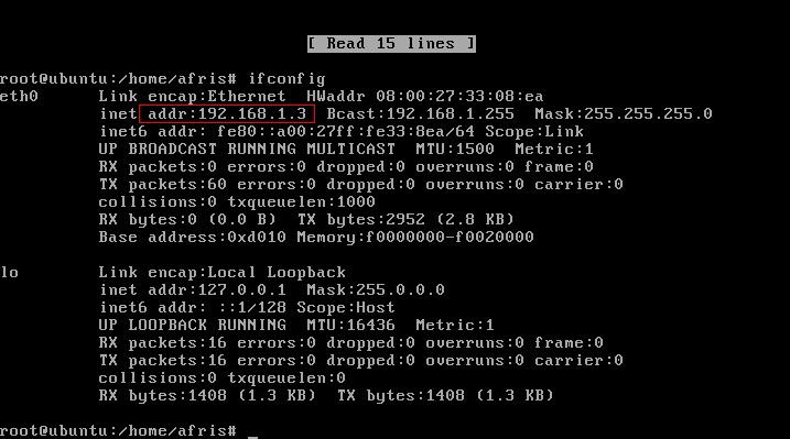 Cara setting IP Ubuntu Server Afris+ubuntu2