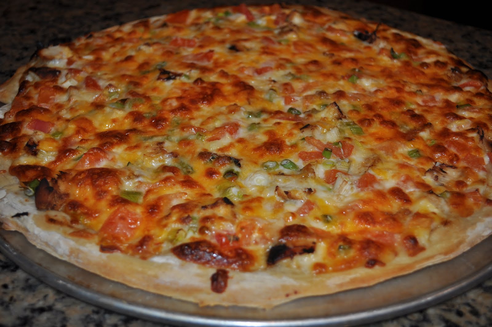 Beth's Favorite Recipes Gourmet Chicken Garlic Pizza (copycat Papa