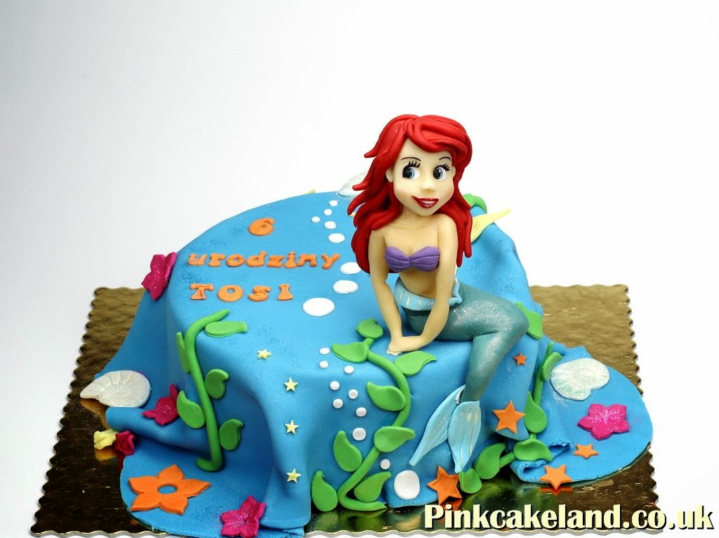 Birthday Cakes London Ariel The Little Mermaid Cake In London