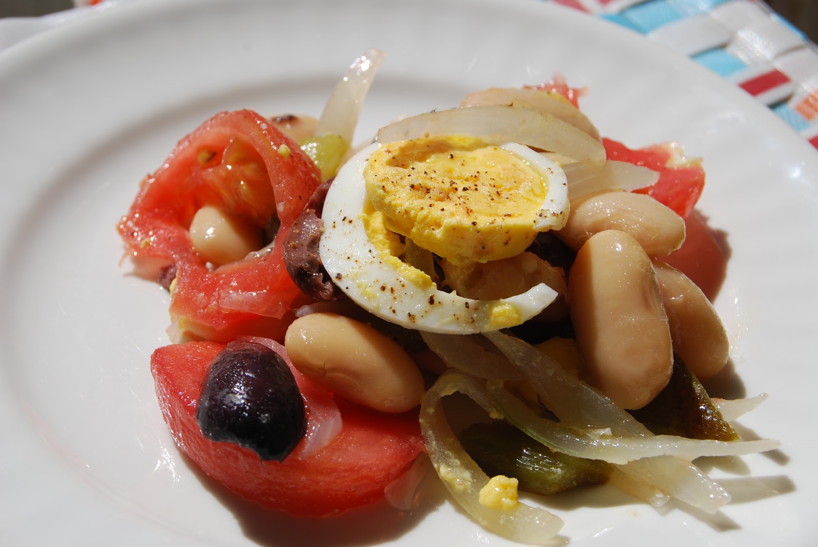 boeddhamum glutenfree Barcelonese salad with butter beans