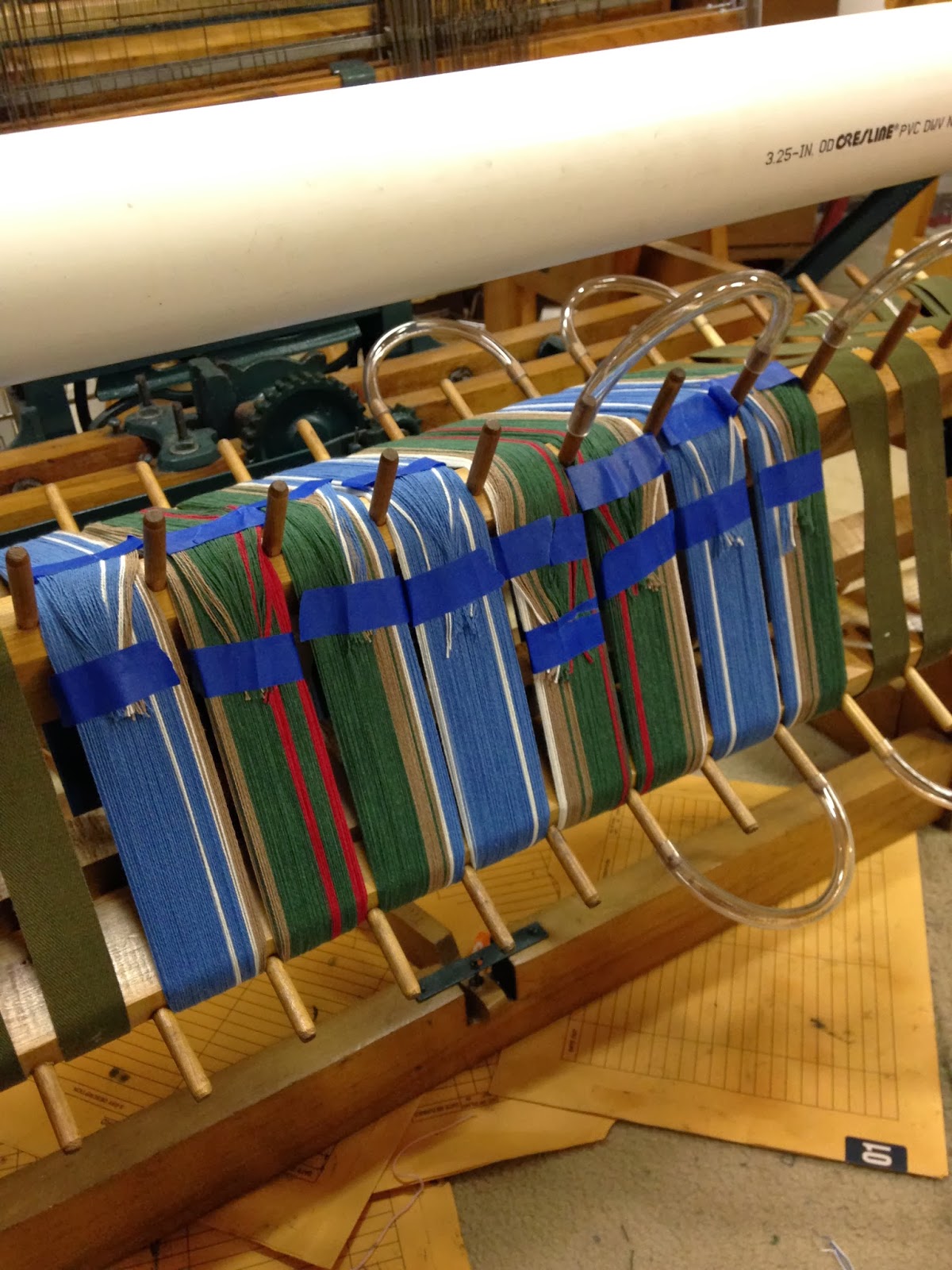 Daisy Hill Weaving Studio Weaving The Michigan Tartan on the Weaver's Delight