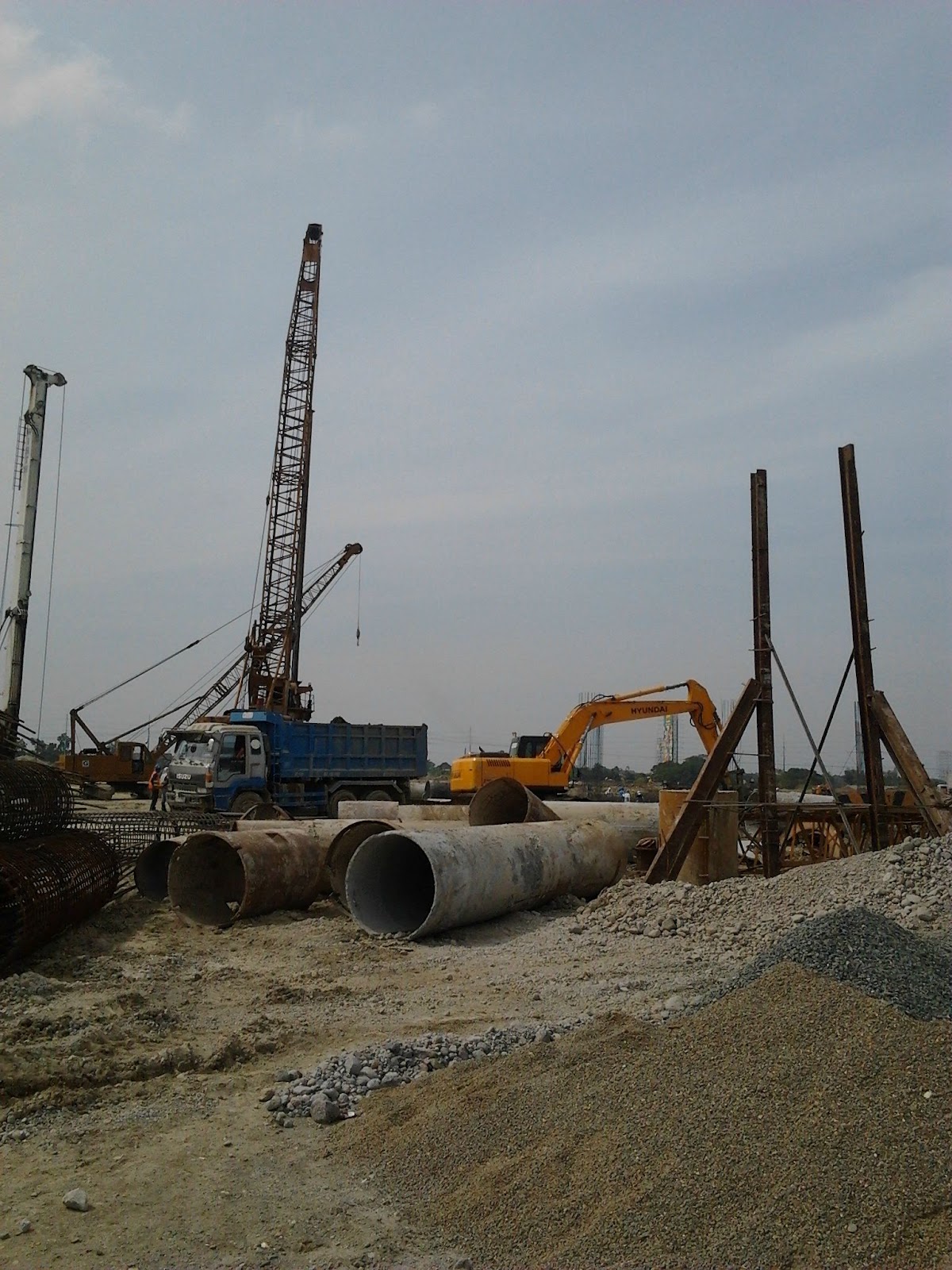 within the construction site are seen. And how fast the construction