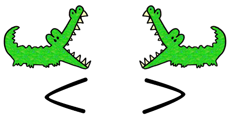 Bloggerific!: Comparing Big Juicy Decimals