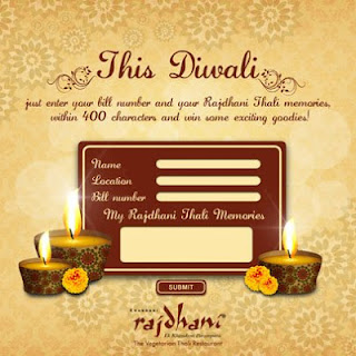 Participate In 'Share Thali Moments' Contest By Rajdhani Thali : Win Exciting Goodies !!!