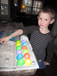 Dyeing Easter Eggs...