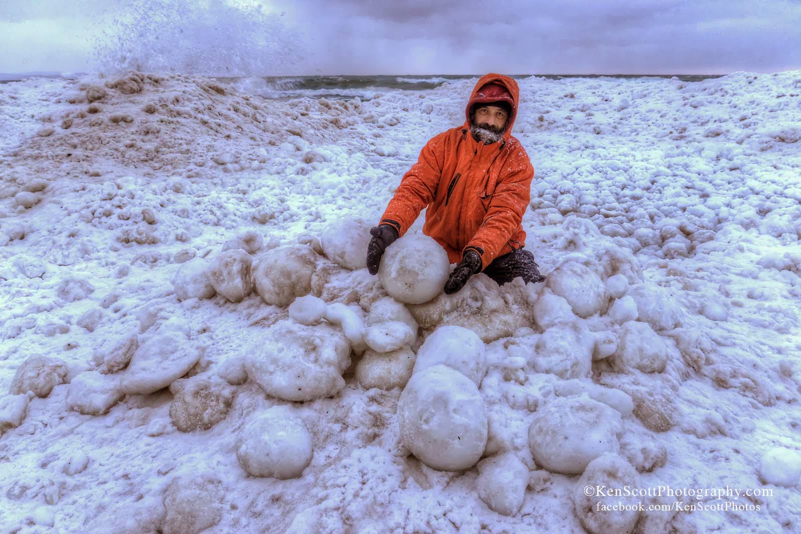 Pikes Peak Pebble Pups and Earth Science Scholars Lake Michigan Ice