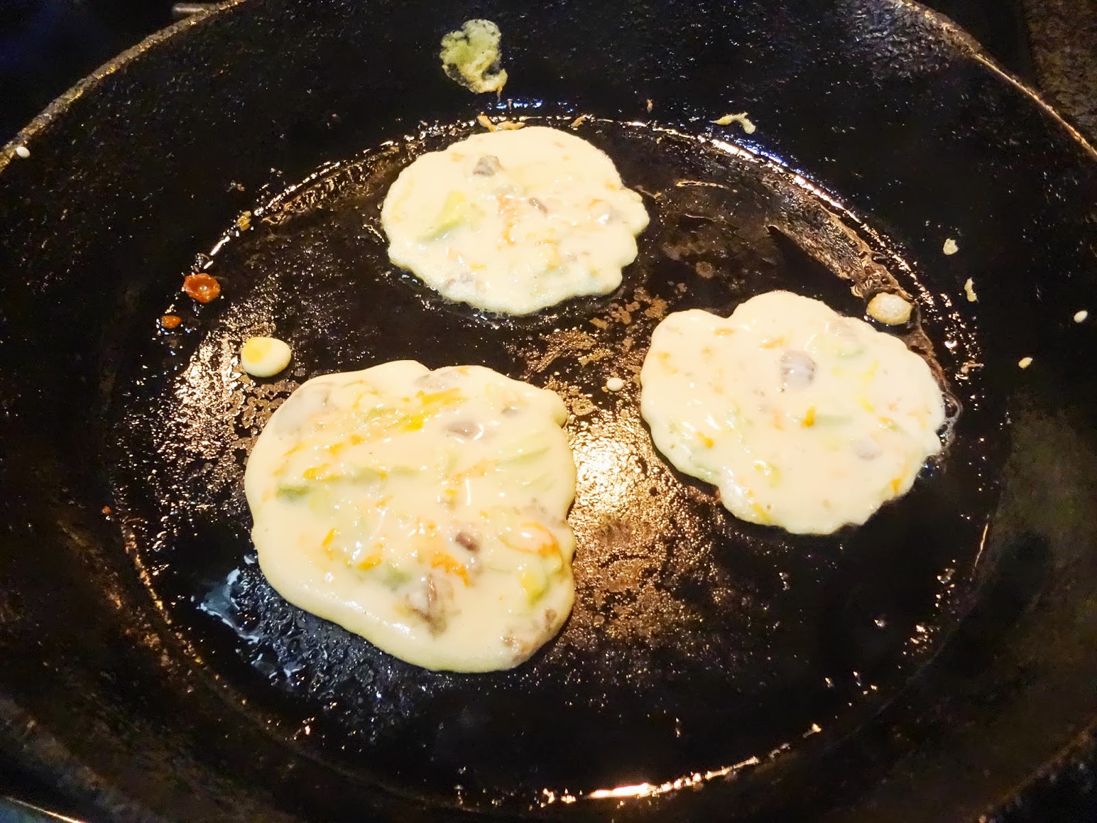 Artichokes & Anchovies Squash Blossom Pancakes