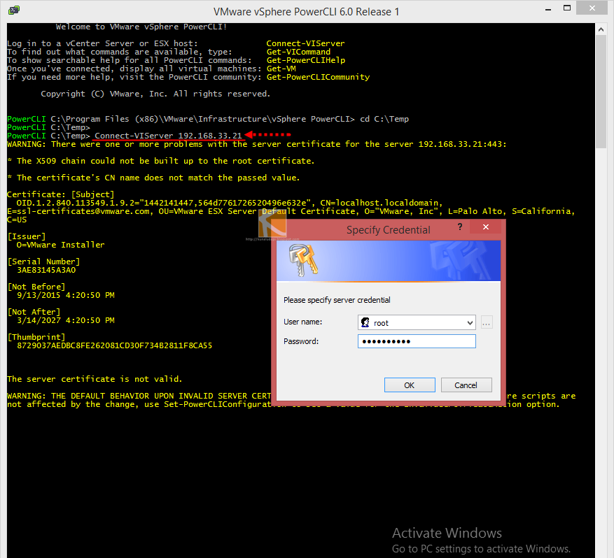 vGeek Using Powercli to copy files from your computer to Esxi server