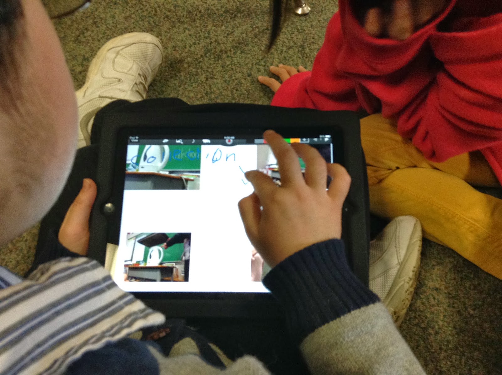 water cycle simulation in grades 2&3 Mathematics and Science in SD38