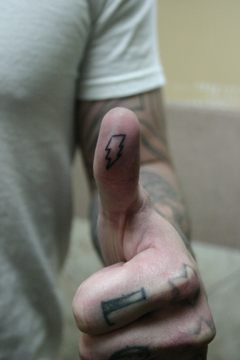 Five Finger Death Punch Tattoo finger tattoo designs