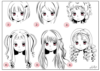 28 Tập vẽ tóc anime 3 ý tưởng  anime hình vẽ tóc nhật ký nghệ thuật