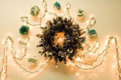 Wreath++Pom Poms+%25282%2529 - Easy DIY Holiday Decor