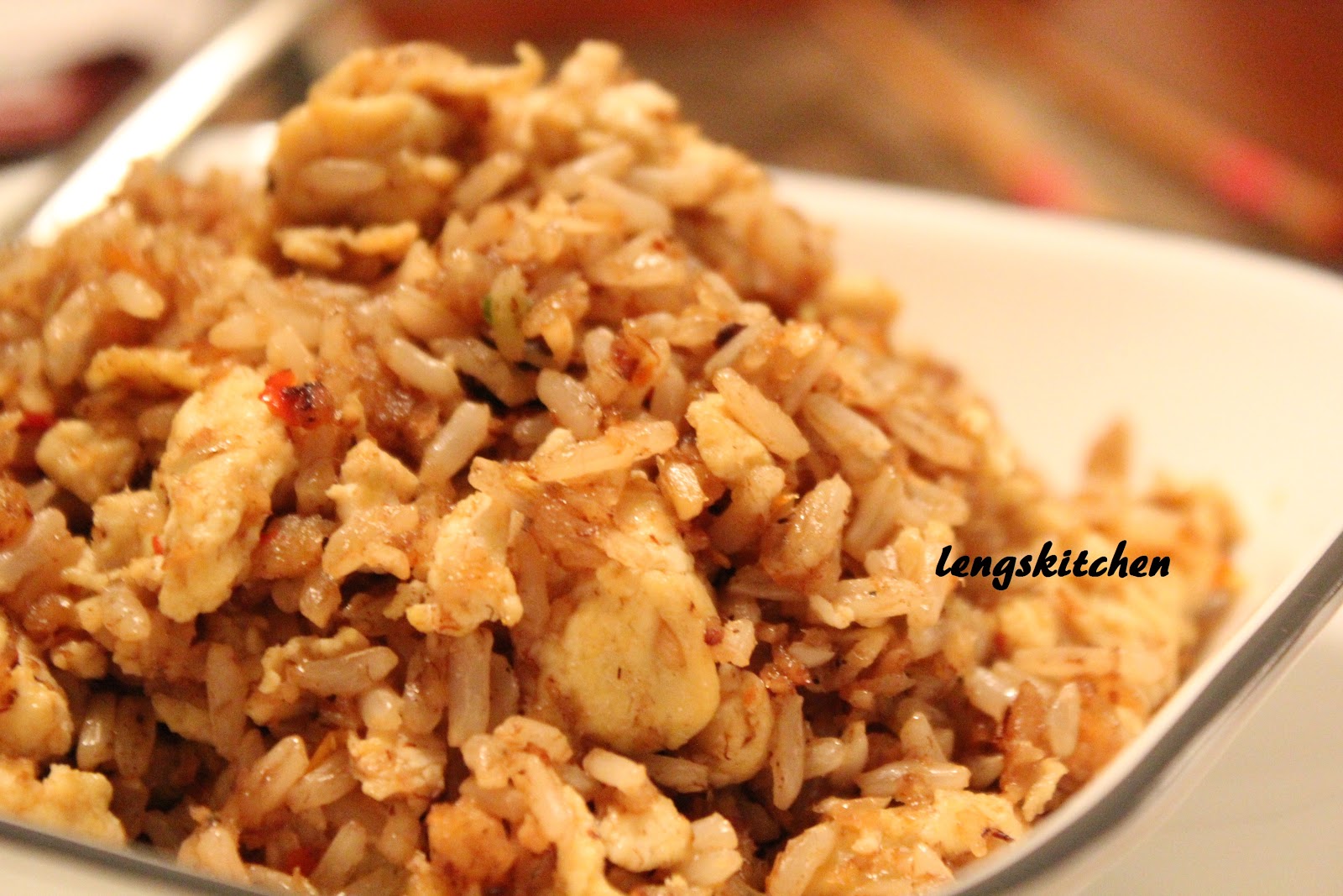 Kitchen Chaos Fried Rice with Dried Shrimps and Chilies 虾米辣椒炒饭