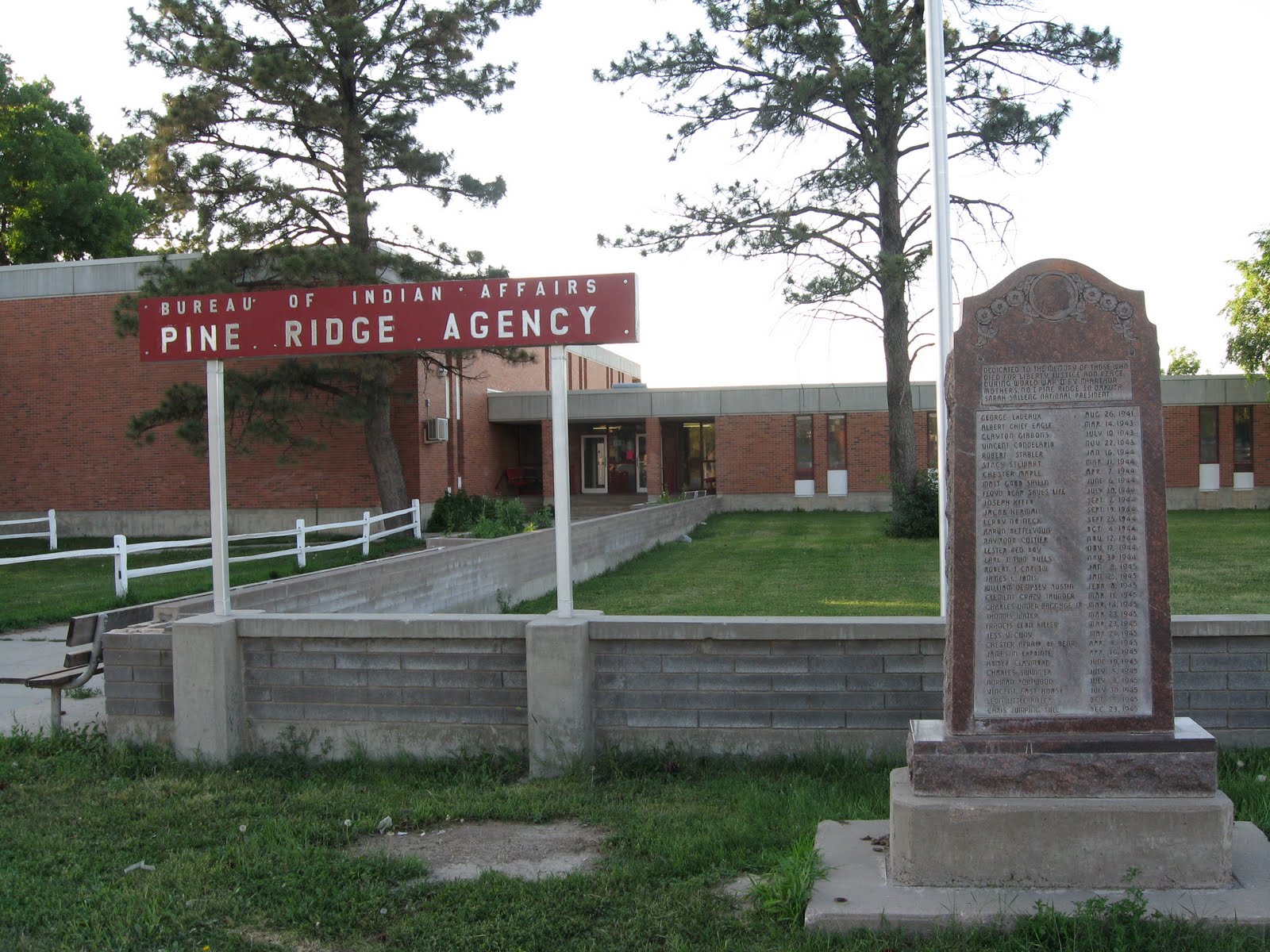 One Month on the Pine Ridge Reservation Tour of Pine Ridge Village