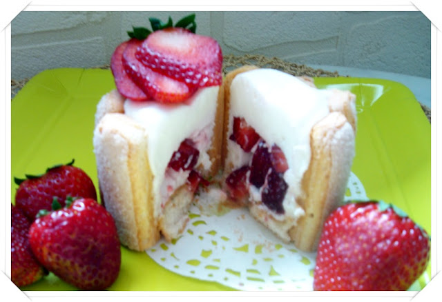 Mini charlottes de morango