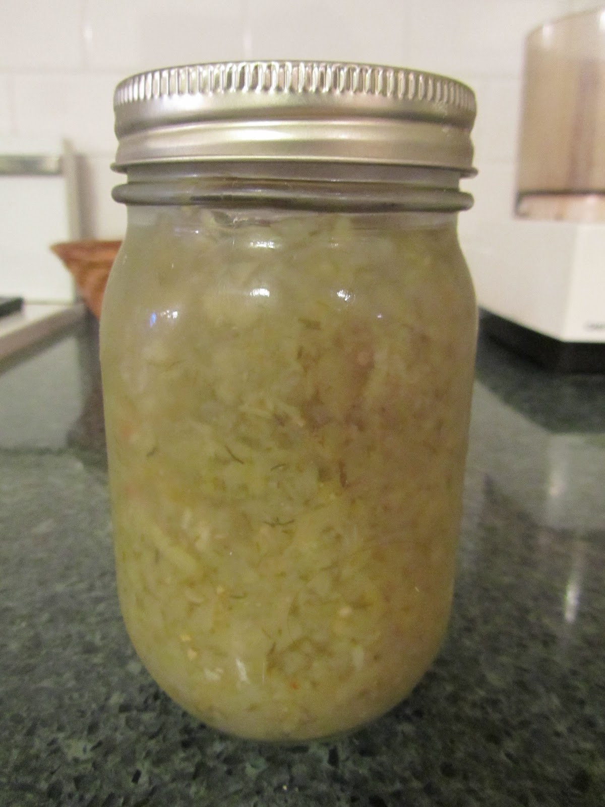 creative savv Green Tomato Dill Pickle Relish