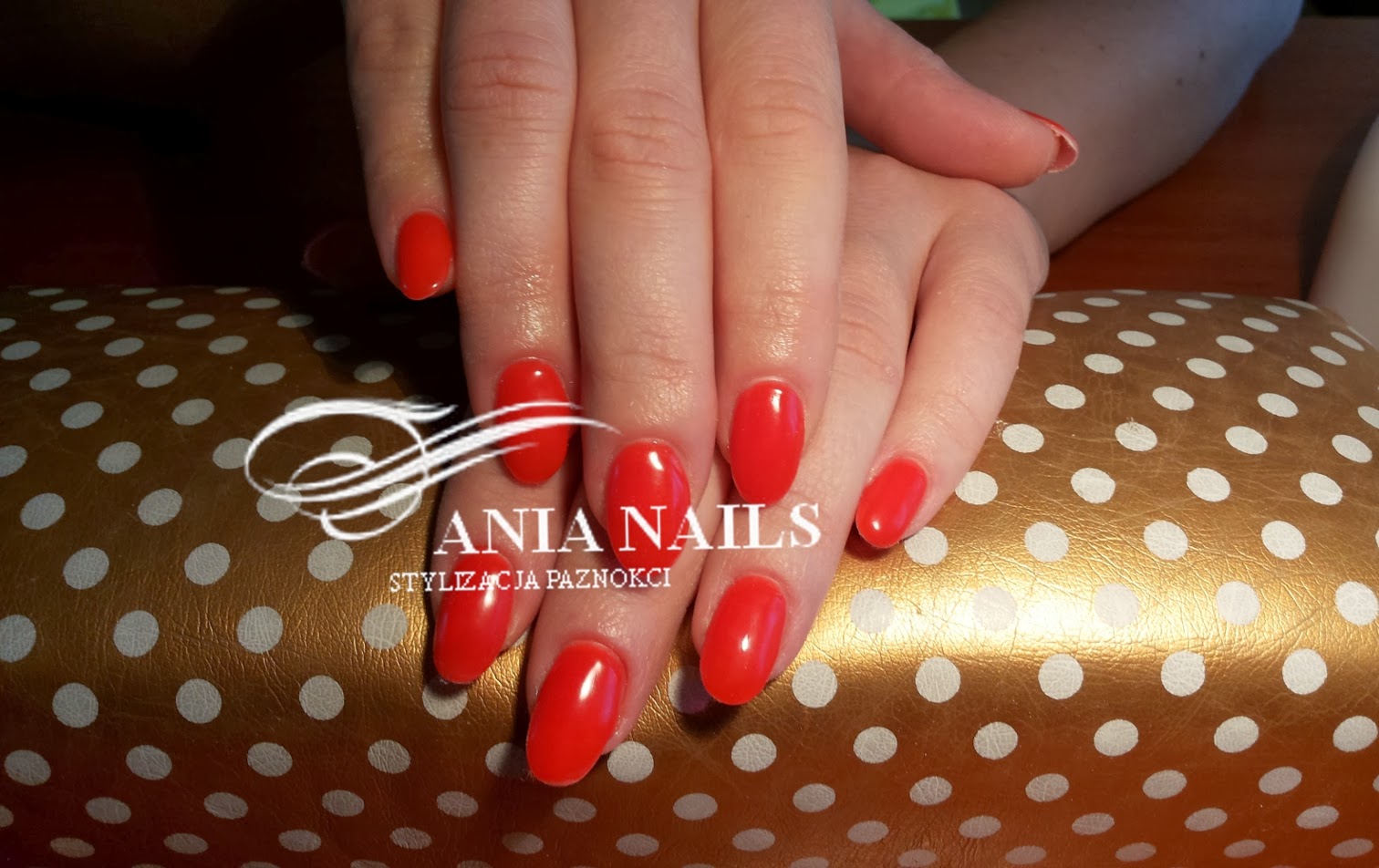 Ania Nails Stylizacja Paznokci Czerwone Paznokcie Zelowe Na Tipsie