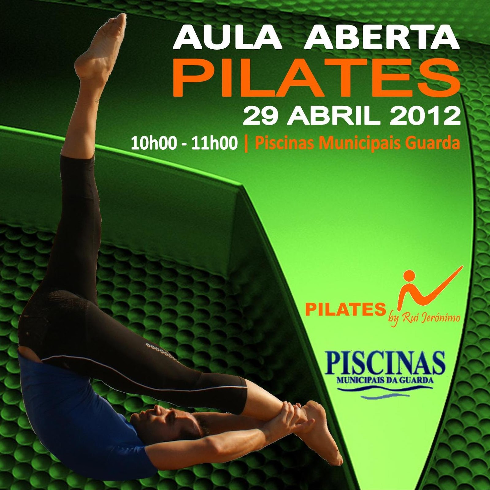 Aula aberta de Pilates na segunda-feira