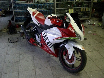 Foto Modifikasi Motor Yamaha New Vixion 2013