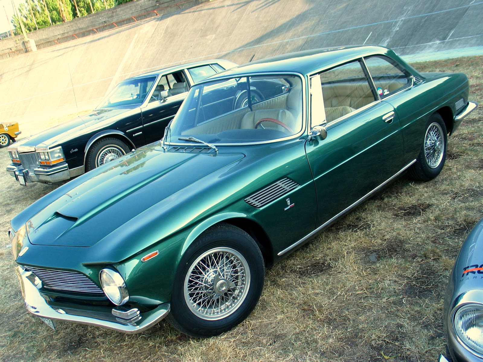 Classic Cars At The Millenáris Velodrom in Budapest, Hungary