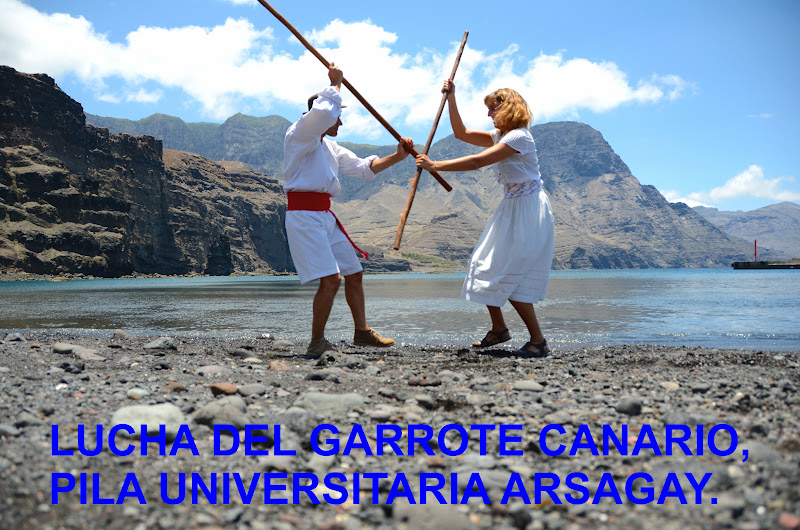 RASTATUN DESDE FANEQUE LUCHA DEL GARROTE CANARIO EN LA COSTA NOROESTE