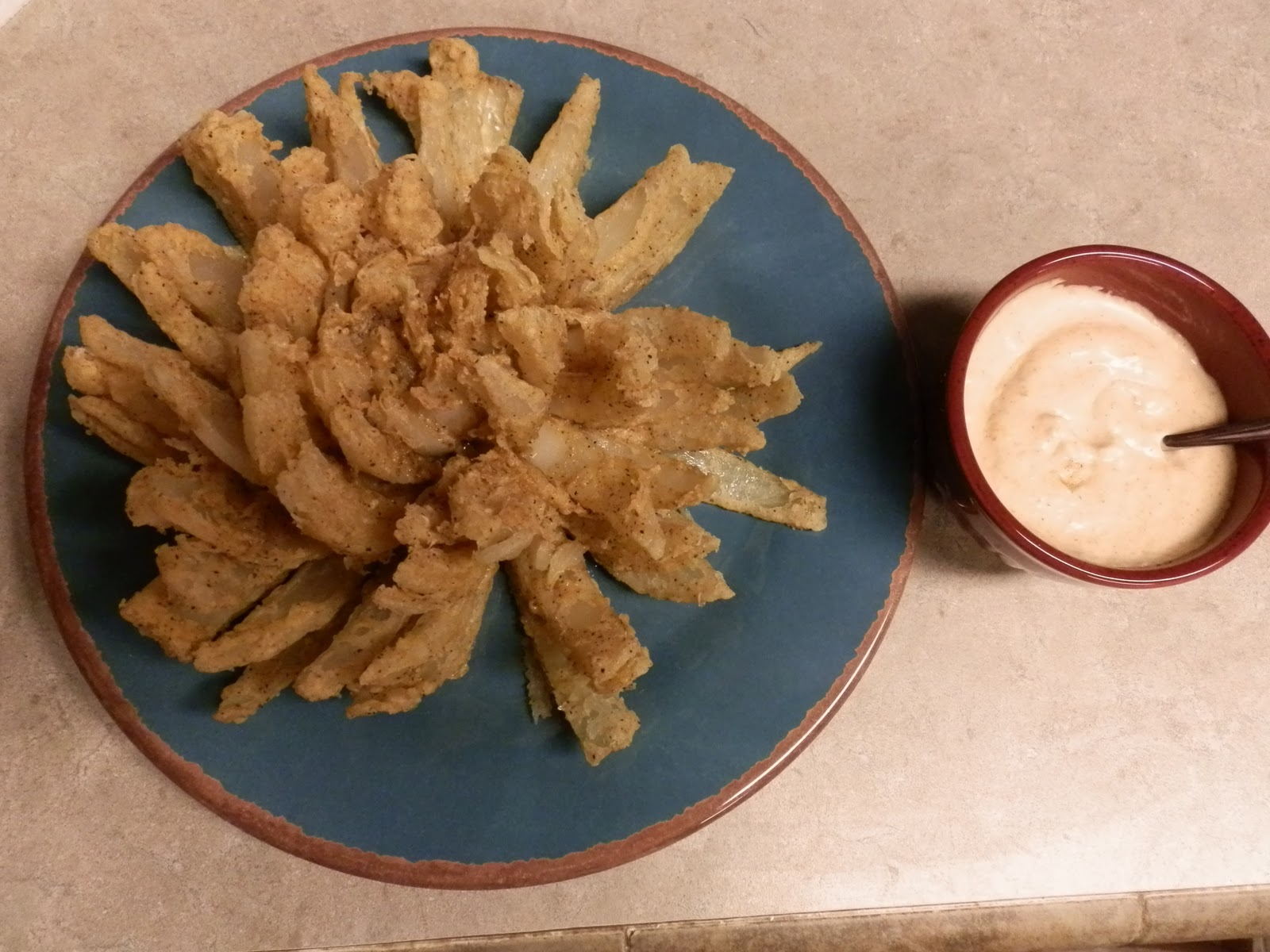 Out of the Garden Blooming Onion