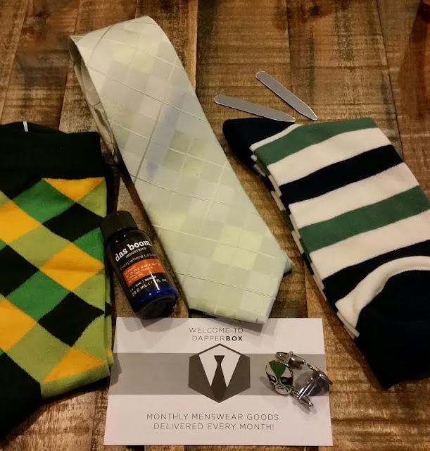 Dapper Box July 2015 Review A Men's Accessories Subscription Box