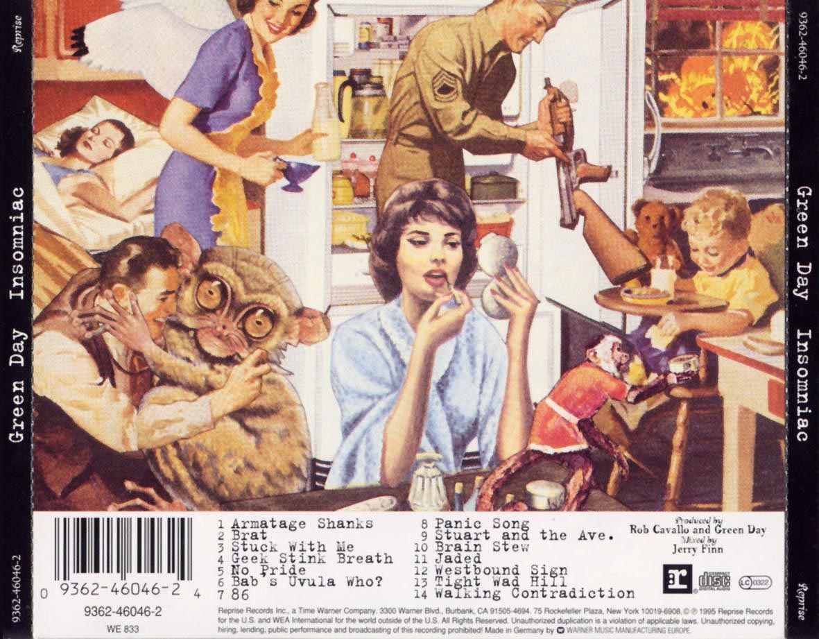 Link Caído Green Day Insomniac (1995)