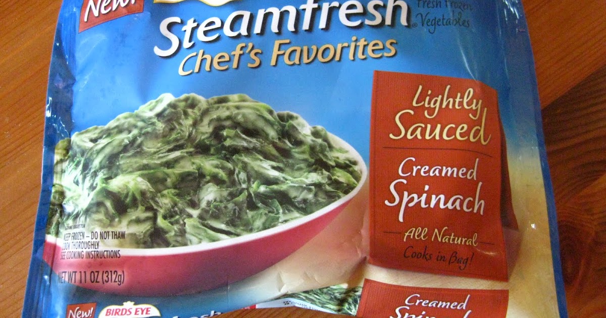 A Taste of Home Cooking Birds Eye Creamed Spinach Foodbuzz