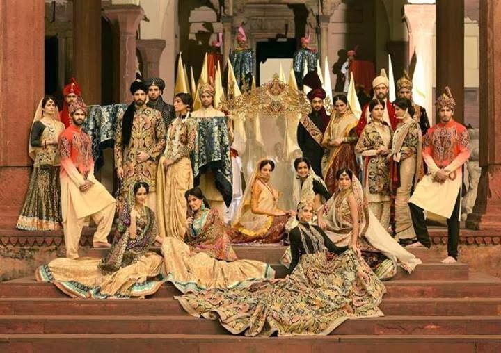 Designer Ali Xeeshan New Bridal Wear Dresses Collection 2014 For Women And Men Designer Ali Xeeshan New Bridal Wear Dresses Collection 2014 For Women And Men
