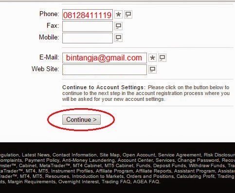 Cara mendaftar di agea forex