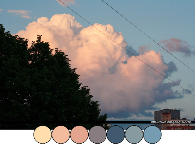 Colour palette vanilla sky