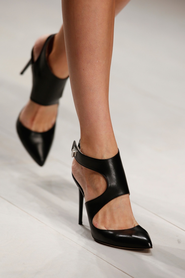 High heel pure black summer shoes for ladies | Fashion Tribe