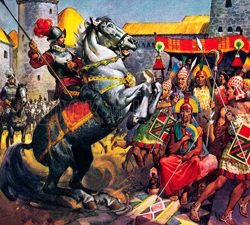 Pinturas de Guerra: conquistadores españoles