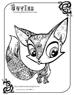 Cuties Animals Coloring Pages