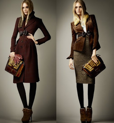 Moda 2012:Burberry mujeres