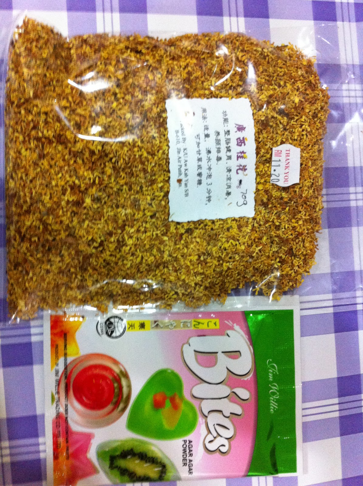 Pei San's Little Kitchen Gwai Fa Jelly (Osmanthus Jelly) Hong Kong