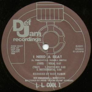 LL Cool J – I Need A Beat (VLS) (1984) (FLAC + 320 kbps)