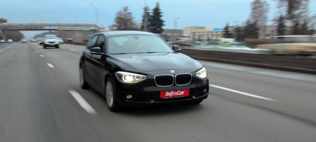 BMW 1-Series на трассе