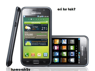 Cara ketahui Samsung i9000 Galaxy S Original