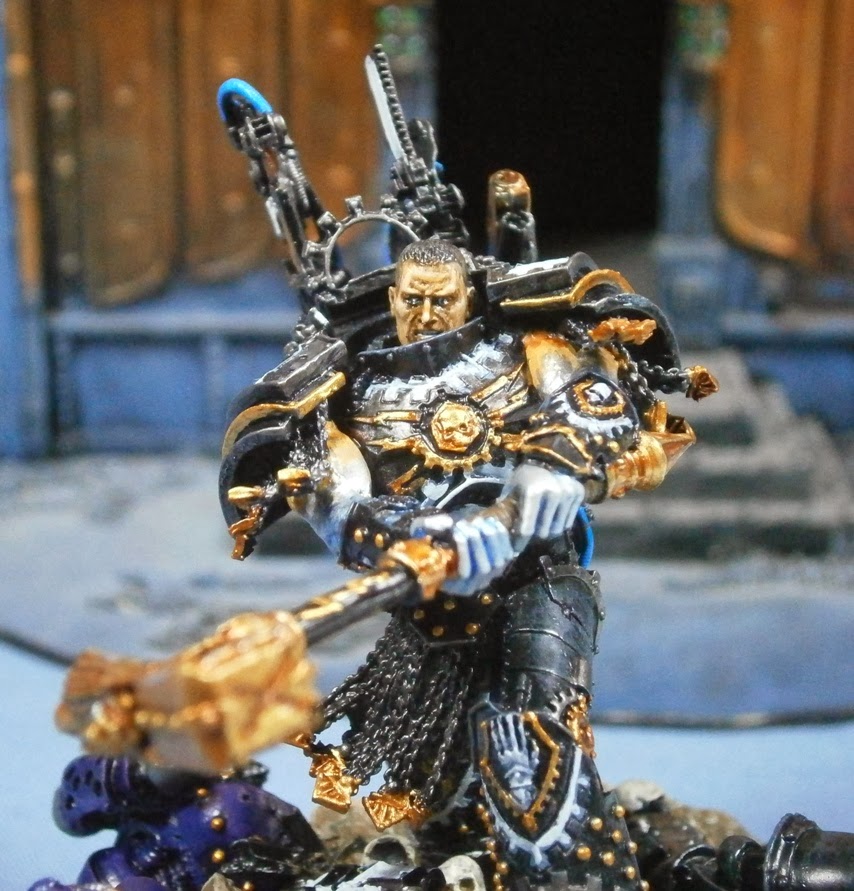 Mordian 7th Regiment Heresy Era Iron Hands Ferrus Manus painted!