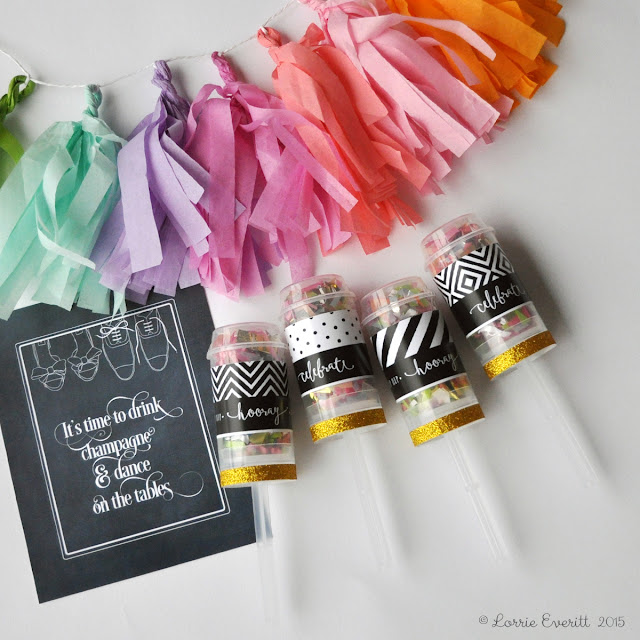diy confetti poppers | Lorrie Everitt Studio