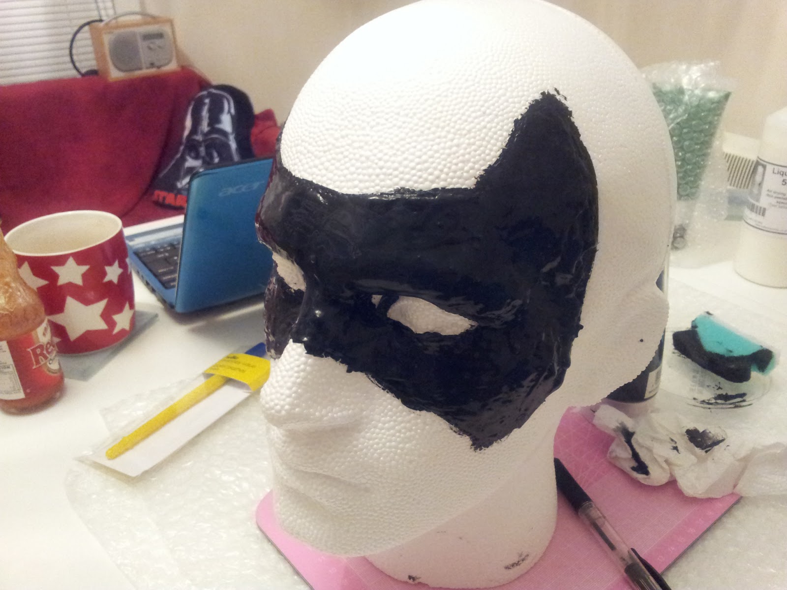 A Marvelous Craft Journal Playing with latex Mask making