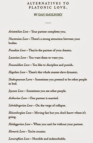 three types of love platonic