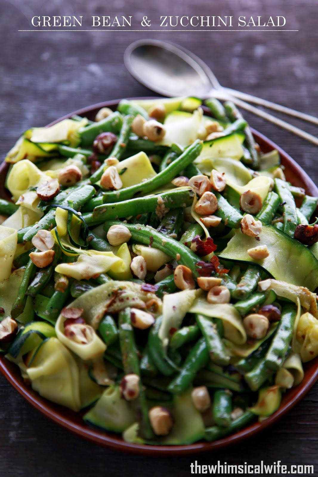 Green Bean & Zucchini Salad The Whimsical Wife
