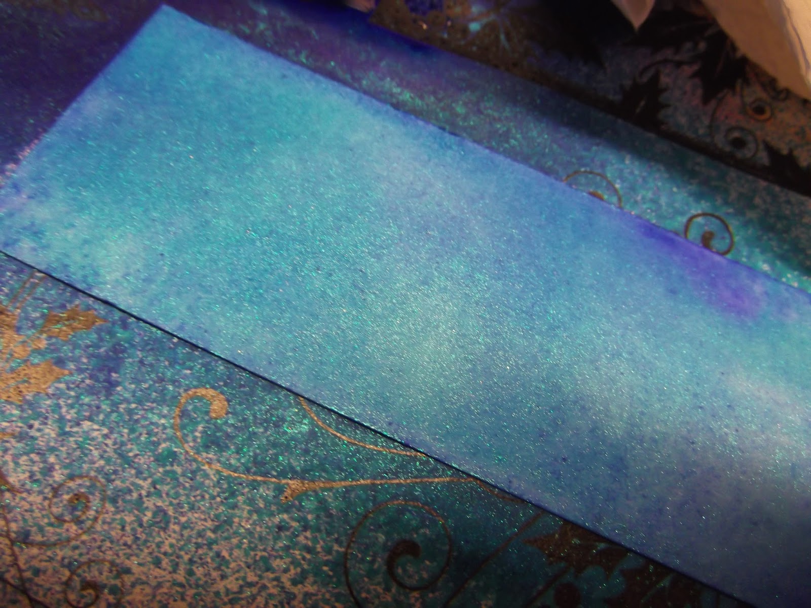 Kezzy's Crafty Journey Dylusion Sprays on Canvas with and without