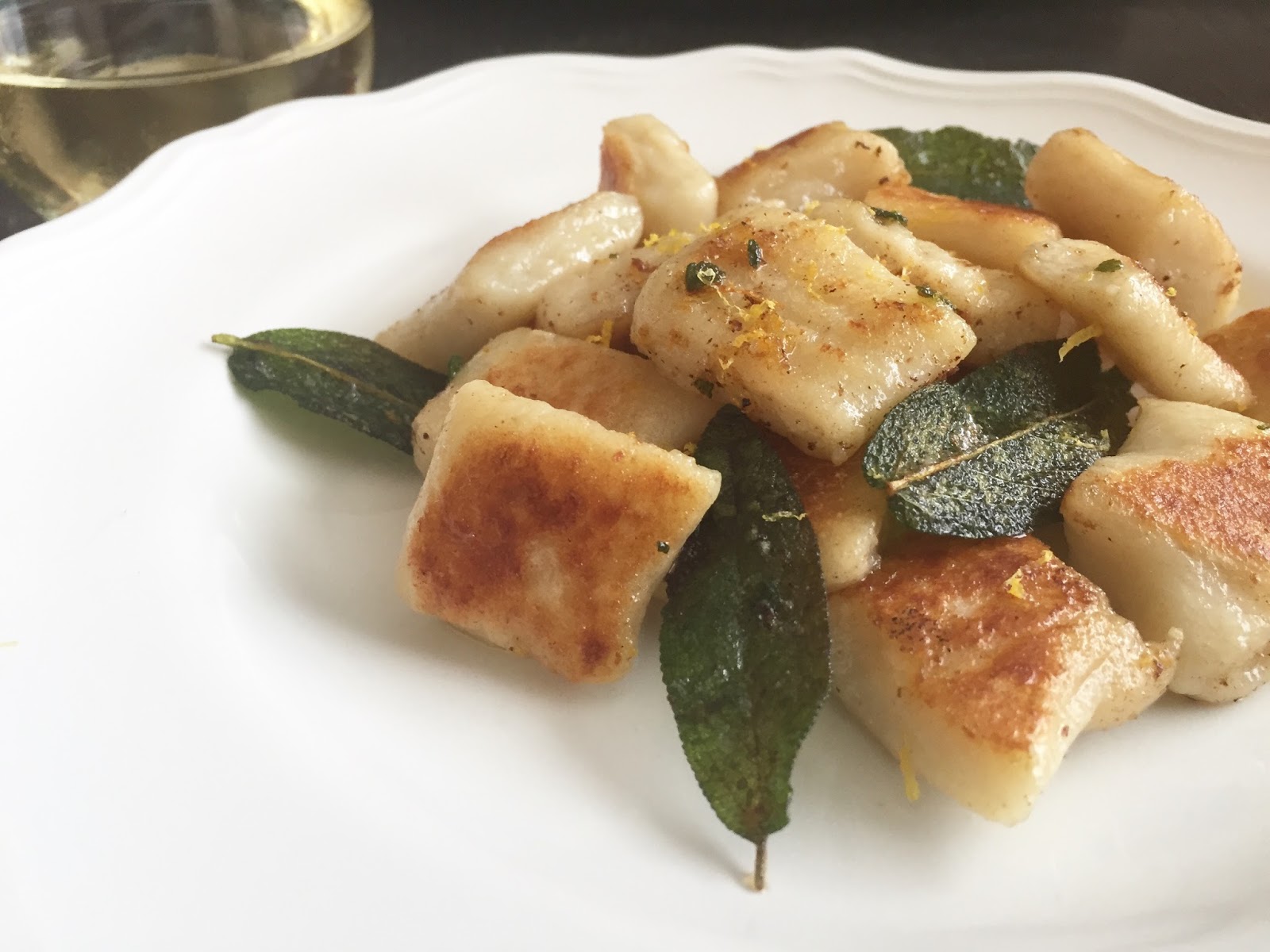 panseared gnocchi w/ brown butter & sage