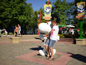 Being goofy at Kings Island June 2010