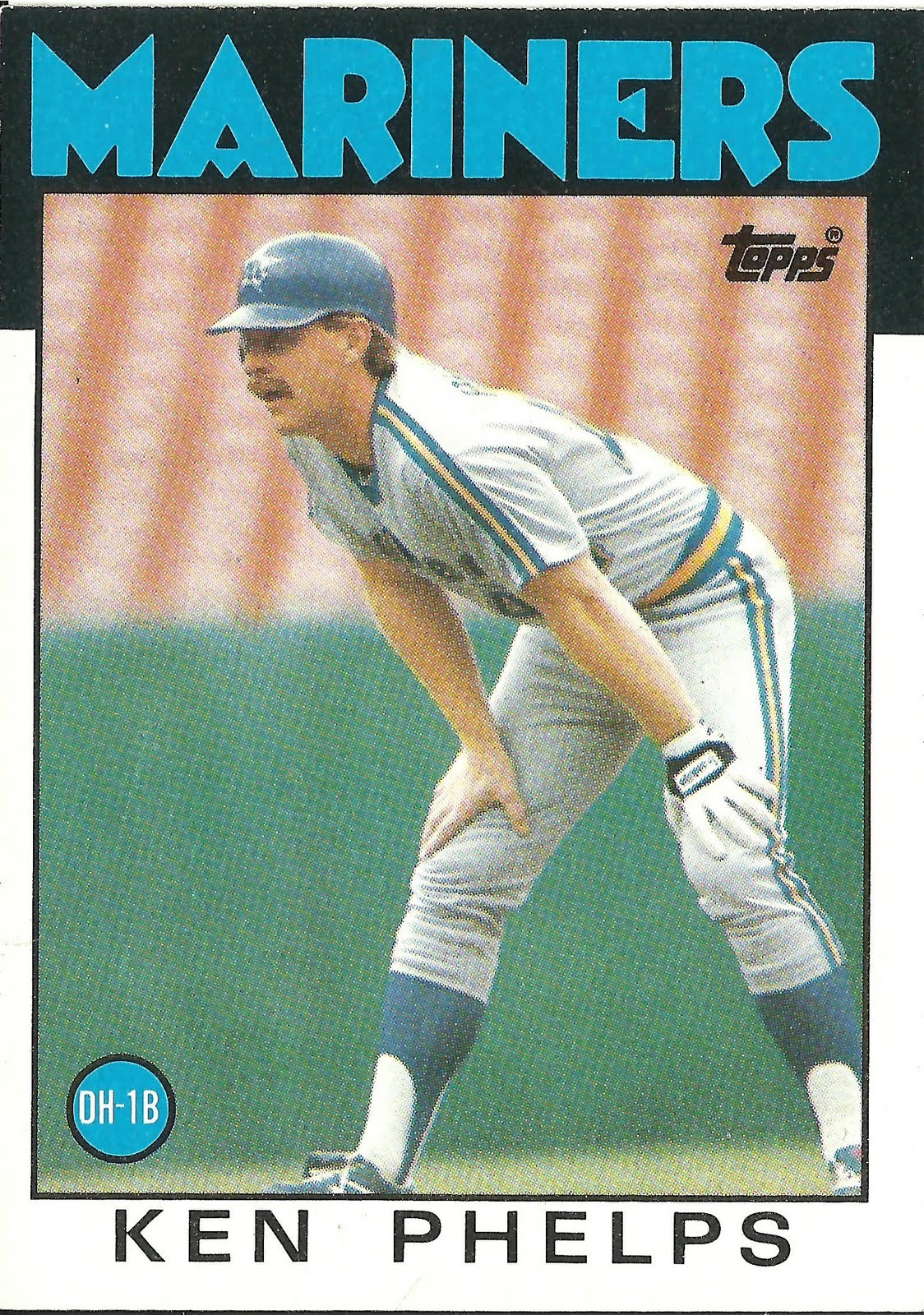 1986 Topps Blog 34 Ken Phelps