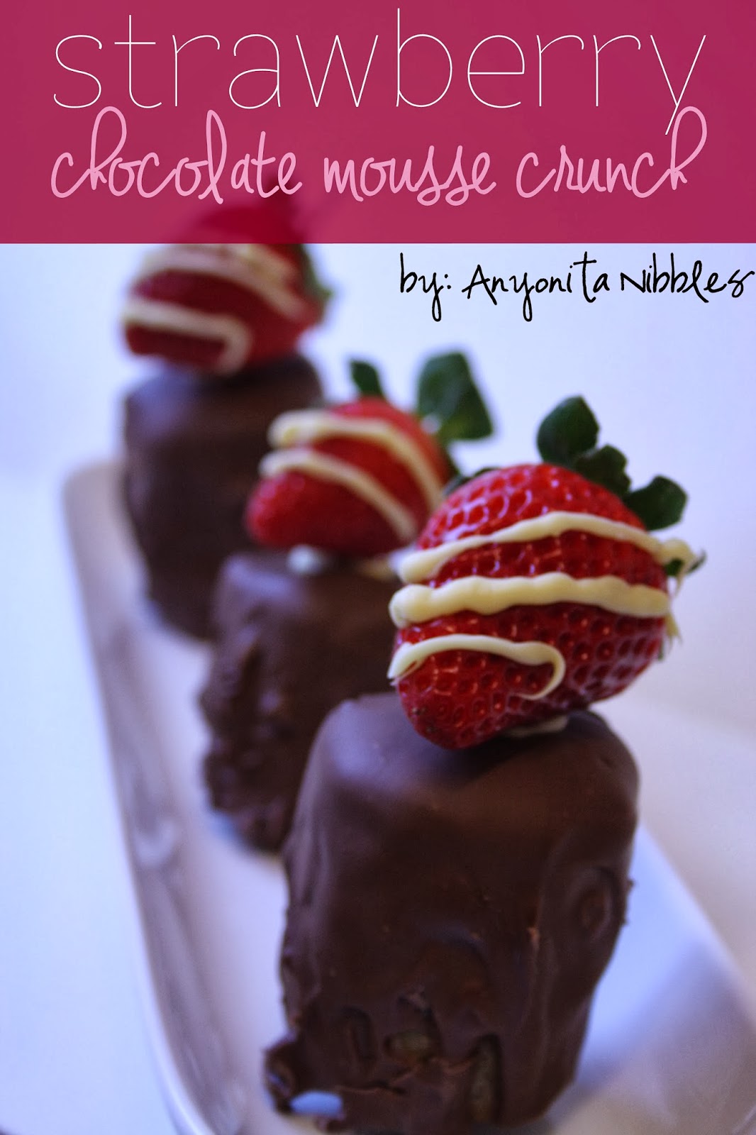 Strawberry Chocolate Mousse Crunch Valentine's Aphrodisiac Dessert